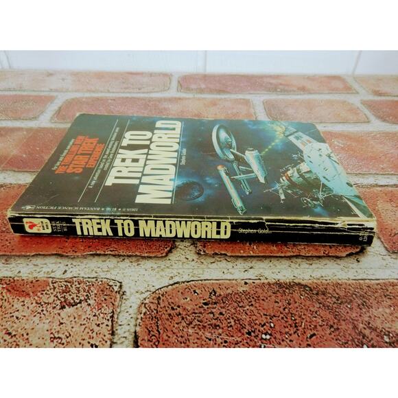 Trek To Madworld By Stephen Goldin - Star Trek PB Book Vtg Sci-Fi Fiction Novel - Picture 3 of 5